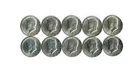 Kennedy Half Dollars - 40% Silver - Lot of 10