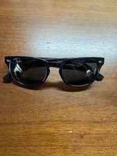 Ray-Ban RB2140 901 50-22 Wayfarer Green Lenses Unisex Classic Sunglasses - Black