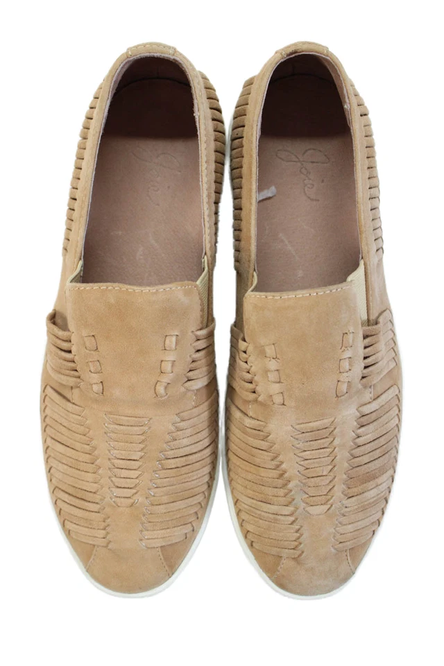 Zapatos informales Joie para mujer texturizados con puntera redondeada forrados sin cordones marrón talla 37,5 EUR Foto 2 de 4