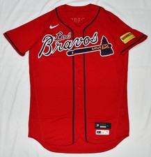 2023 Eric Young Los Bravos Jersey Atlanta Braves Game Used Authentic (46) Player