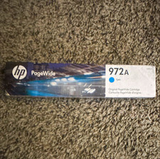 HP PageWide 972A Cyan Genuine/Original Inkjet Ink Cartridge For HP Printers
