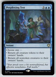 Perplexing Test 197 Commander: Secrets of Strixhaven
