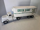 1950s Tonka Green Giant Semi Truck Trailer Pressed Steel Toy