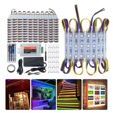 200PCS LED Storefront Lights 103 ft LED Module Lights 5050 SMD RGB 3-LED