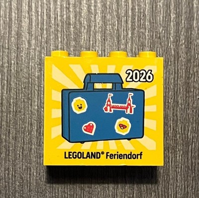 LEGOLAND / /LEGO '' FERIENDORF  2026 '' SAMMELSTEIN / SONDERSTEIN 2x4x3