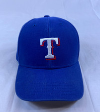 Toddler Texas Rangers Baseball Cap Strapback Hat Blue Canvas MLB Classic Logo