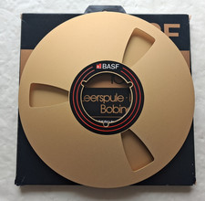 NEU! BASF 10,5 "  26 cm Tonbandspule Gold neu in OVP (1)
