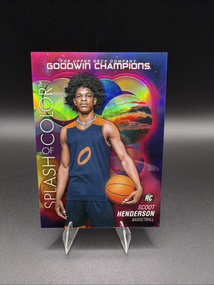 #ad 2023 Upper Deck Goodwin Champions Platinum Splash of Color Scoot Henderson... $20.00