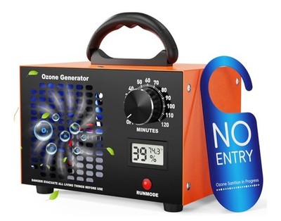 Ozone Generator 160,000mg/H with Temp/Humidity Display - 120 Min Timer O3 Ion...