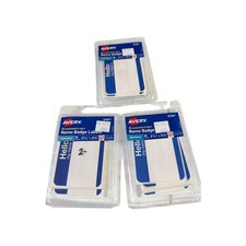 lot 3x Avery Name Badge Labels, Adhesive, Handwrite, 2-3/16" x 3-3/8", 30 Badges