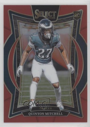2024 Panini Select Concourse Red Prizm /99 Quinyon Mitchell #55 Rookie RC