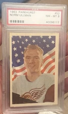 1963-64 Parkhurst Norm Ullman #52 PSA 8 💎NM-MT Detroit Red Wings