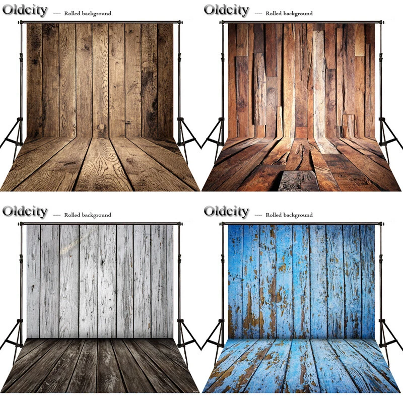 Vintage Large Wooden Panel Photography Background Wooden Board Studio Backdrops - Image 2 of 4