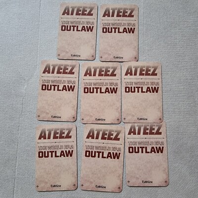 ATEEZ THE WORLD EP.2 : OUTLAW EVERLINE POB-UP STAMP RALLY OFFICIAL