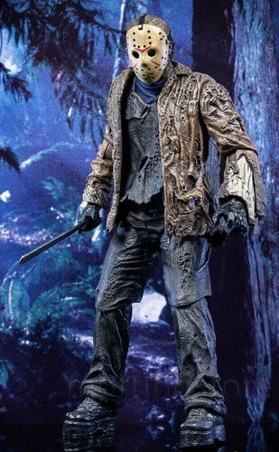 NECA Horror Freddy VS Jason Action Figure 7" Ultimate Jason Voorhees Deluxe Toy - Picture 5 of 12