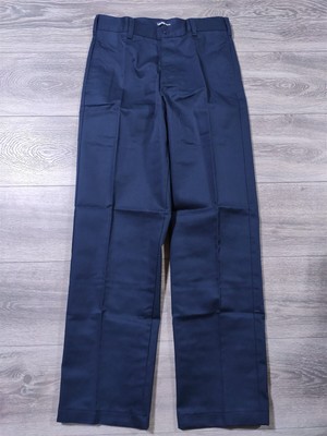 Lands End Pants Adult 29 x 30 Blue Navy Work Uniform Bottoms Mens