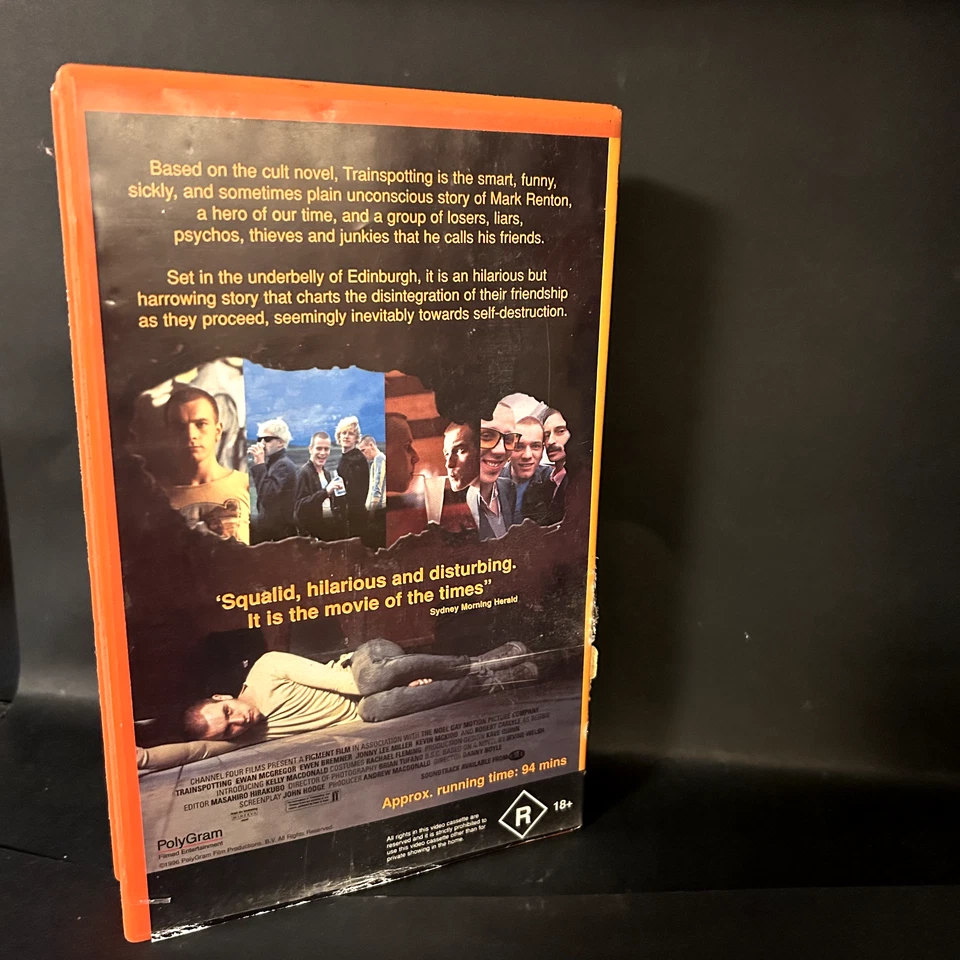 Trainspotting VHS 1996 Large Case Ex-Rental GC No SSS - Image 3 of 4