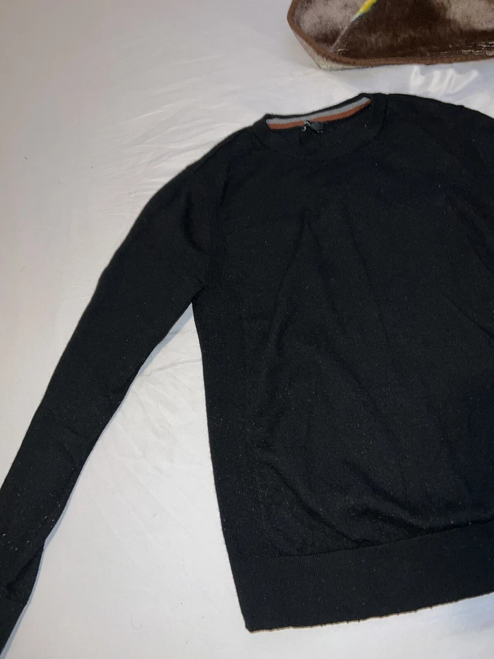 Express Crew Neck Merino Wool Sweater Medium  - Image 4 of 4