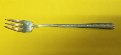 Rambler Rose by Towle 3 Tine Sterling Silver Pickle Fork INV#M-197