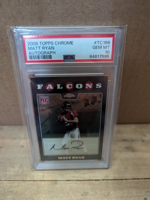Matt Ryan 2008 Topps Chrome Rookie Auto