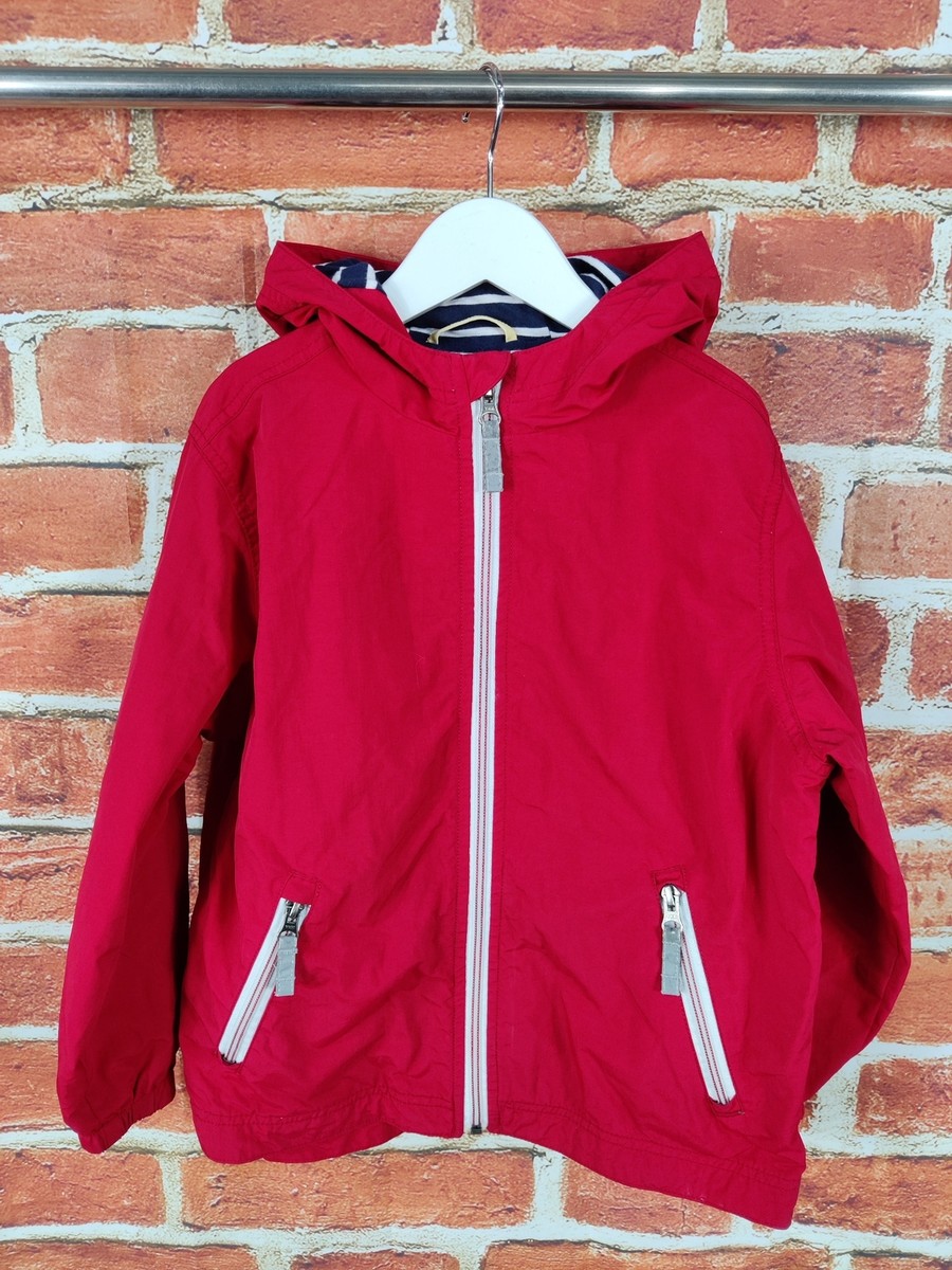 BOYS COAT AGE 5-6 YEARS HANNA ANDERSSON RED LIGHT LINED SPRING