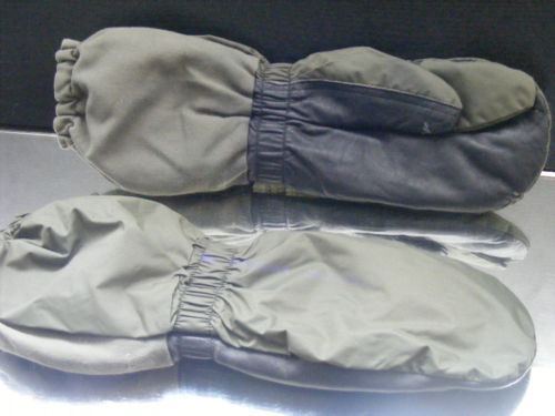 Moufles De Tir URSS 1963 - Cuir 3 Doigts - Taille M - Neuf Stock