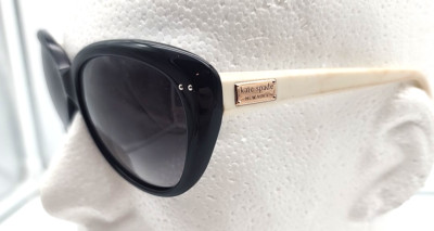 Kate Spade Angelique/S FU8Y7 Blk/Wht Cateye Sunglasses