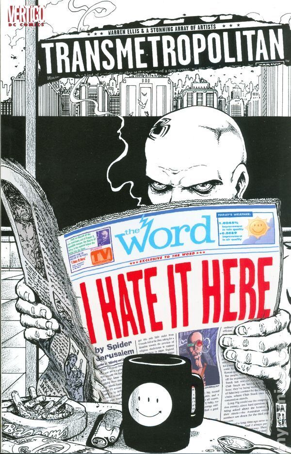 Transmetropolitan I Hate It Here #1 VF 2000 Stock Image