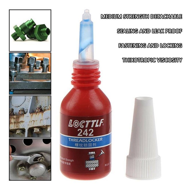 10ml Screw Locking Agent Blue Screw Glue 242 Glue AntiCorrosion Thread Locker eBay