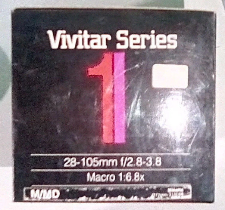 Vivitar Series 28-105mm/f2.8-3.8 Macro 1:6.8x Lens for Minolta (BRAND NEW - Image 2 of 3