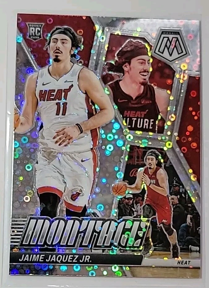 Jaime Jaquez Jr 2023-24 Panini Mosaic Montage Silver Disco Prizm Rookie Insert