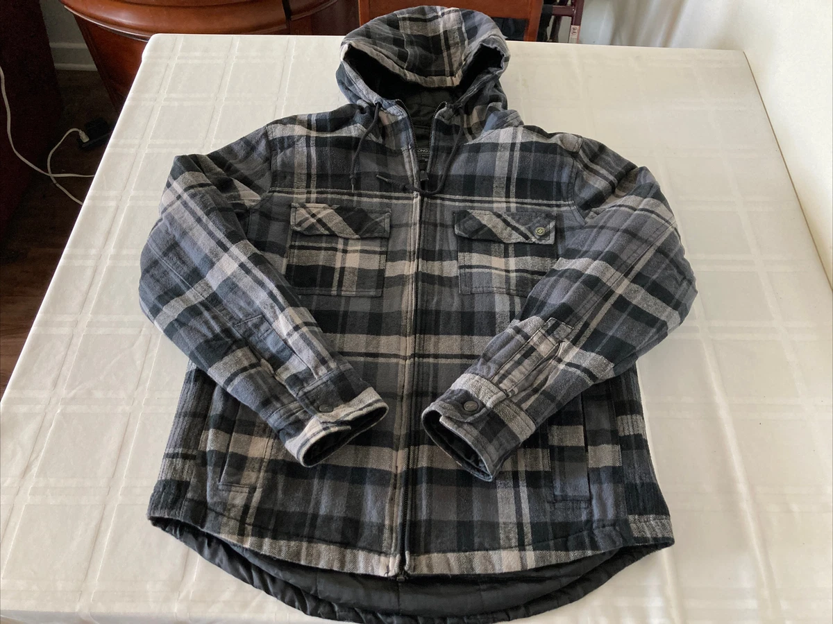 Billabong Mens Sz Small Medium Reversible Jacket Black Quilted