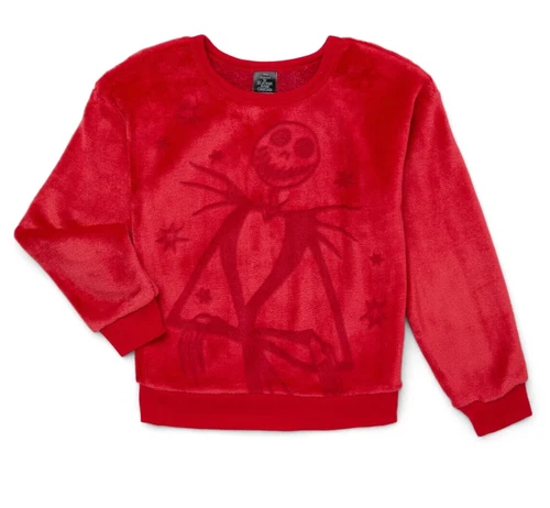 Disney The Nightmare Before Christmas Girls size L 10-12 Woobie Pullover Sweater - Picture 1 of 4