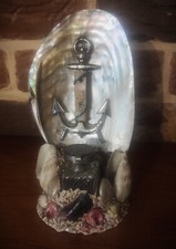 Encrier en coquillages , souvenir de BREST, début XXème, Souvenir Bords De Mer