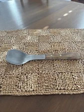 Vintage Braum's Ice Cream Scoop Spade Spoon Stainless Steel Blade Wood Handle