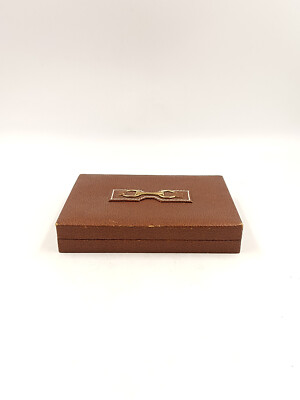 Vintage Seita Tobacco Advertising Leather & Jaw Cigar Cigarette Box Box