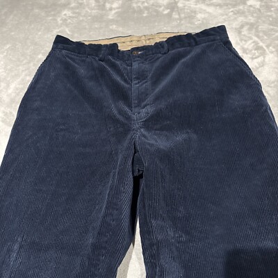 Vintage Polo Ralph Lauren Corduroy Pants Adult 36x30 Navy Blue