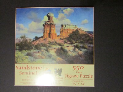 Sunsout Puzzle 550 Teile No. 16855 Sandstone Sentinel NEU und OVP Landschaft