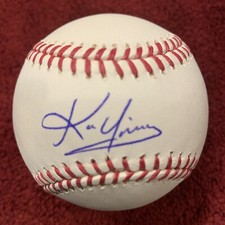 Kevin Youkilis SIGNED OML Baseball A- MLB Autograph 2004 2007 World Series Champ
