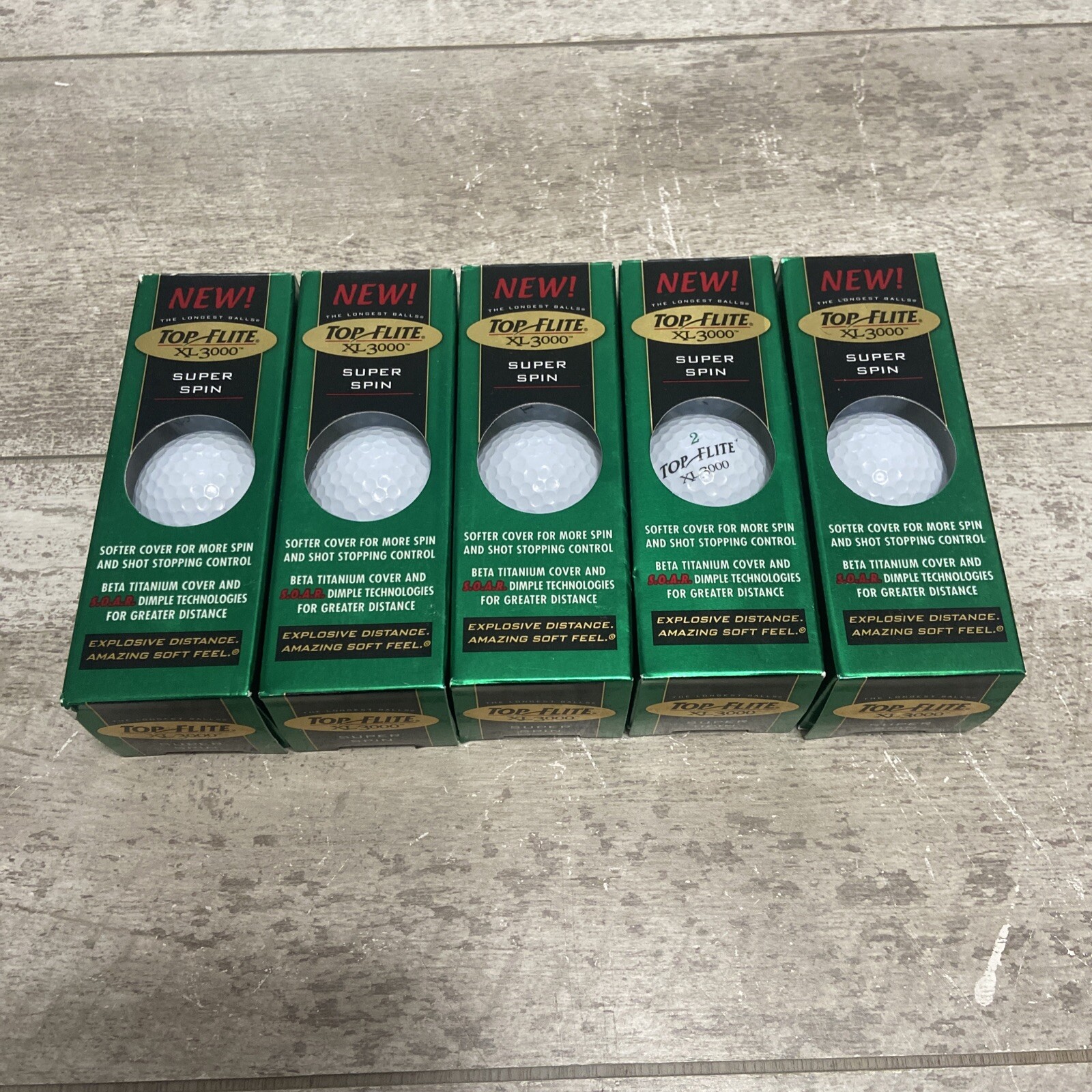 Sleeves-5 Boxes-total 15 Balls New
