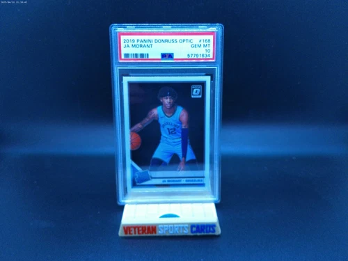 2019 Panini Donruss Optic Ja Morant #168 PSA 10 Rated Rookie- Grizzlies RC