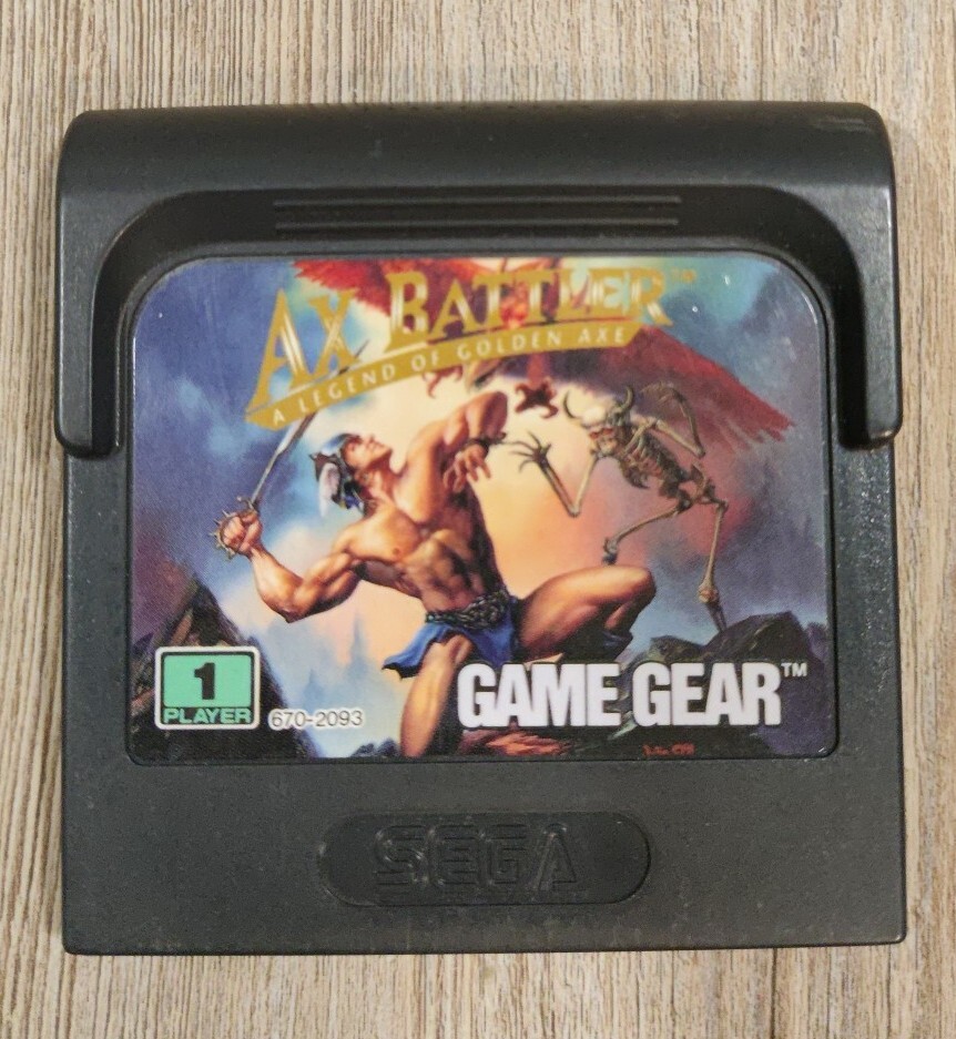 Ax Battler A Legend Of Golden Axe Sega Game Gear