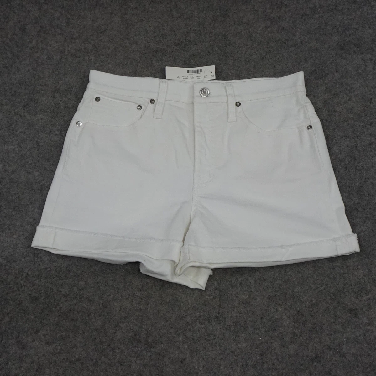 J crew deals white denim shorts