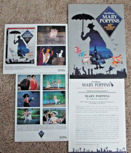 DISNEY'S MARY POPPINS PK 40TH ANNIVERSARY DVD LAUNCH DICK VAN DYKE JULIE ANDREWS
