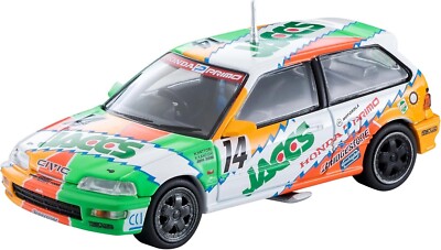 Tomica Vintage 1/64 Honda Mugen JACCS CIVIC Racing Metal Diecast Car LV-N229b