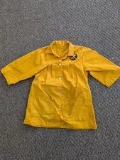 FTD Flower Work Jacket Size S Small Yellow Patch Womens