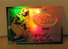 2017 Leaf Metal US Army All-American Bowl Green Auto 1/10 Hunter Echols #BA-HE1