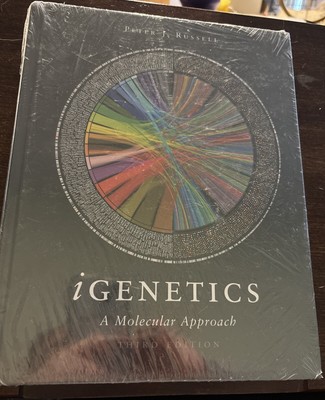 iGenetics A Molecular Approach Hardcover by Russell, Peter New Sealed Mastering