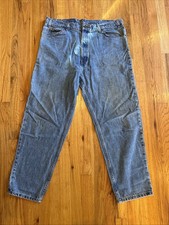 Vintage Vtg Men  s Levi  s 550 Relaxed Fit Tapered Leg 40x30 Orange Tab F1