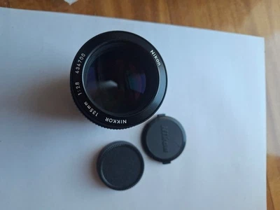 Nikon Nikkor 135mm F2.8. Nikon F. Japan. Filmgetestet. Near Mint with 2 caps - Bild 1 von 4